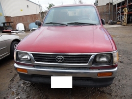 1996 TOYOTA TACOMA BURGUNDY XTRA 2.4L AT 2WD Z17697